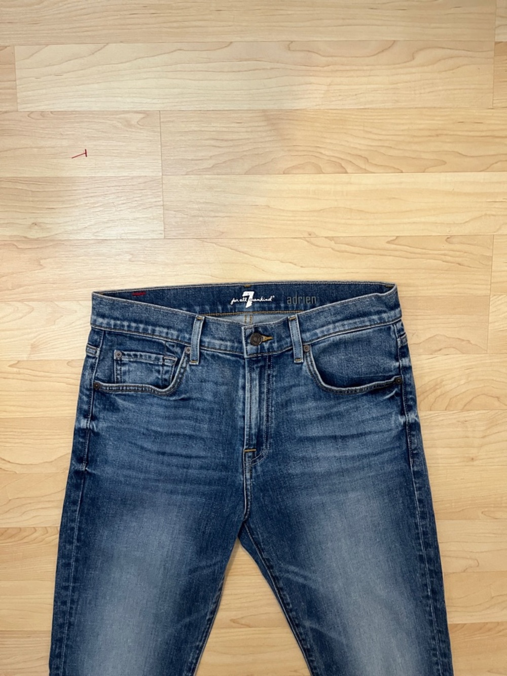 7 For All Mankind adrien Jeans Men's 30 Easy Slim Straight Jeans - Picture 5 of 13